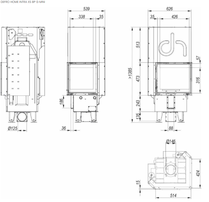 DEFRO INTRA XS BL MINI G - Afbeelding 4