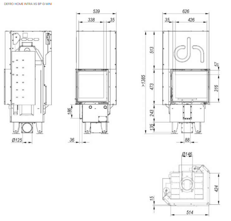 DEFRO INTRA XS BP MINI G - Afbeelding 3